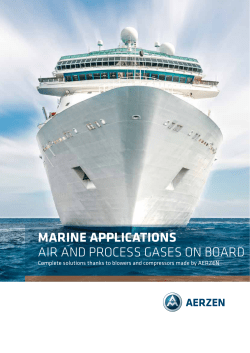 MARINE APPLICATIONS AIR AND PROCESS GASES ON BOARD