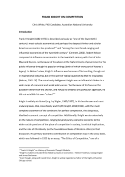 frank knight on competition - Federation University Australia