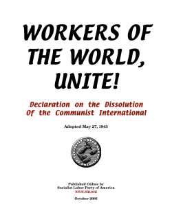 workers of the world, unite!