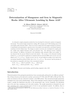 Determination of Manganese and Iron in
