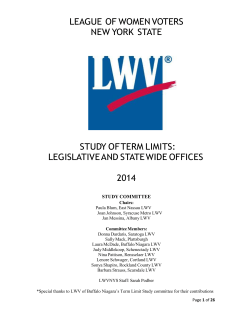 Term Limit Study Guide