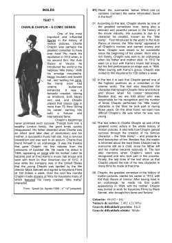 Prova Comentada - Vestibular UFSC 2003