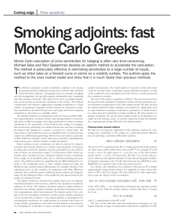 Smoking adjoints: fast Monte Carlo Greeks