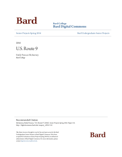 US Route 9 - Bard Digital Commons