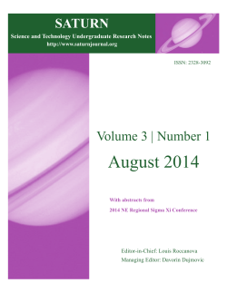 August 2014 - Saturn Journal
