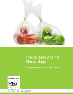 The Crusade Against Plastic Bags