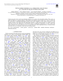 pentacarbon dioxide (c5o2) formation and its role as a