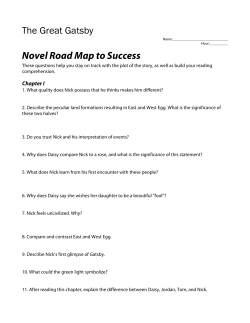 Novel Road Map to Success - English with Mr. Walczak