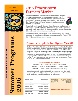 Thorn Park Splash Pad Opens May 28