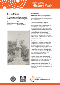 Set in Stone - North Sydney Council