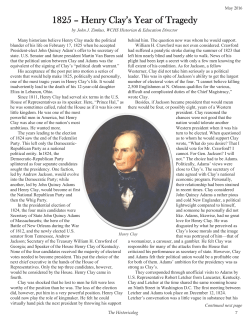 Part I, from the May 2016 Historicalog