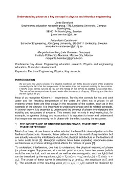 Understanding phase as a key concept in physics and