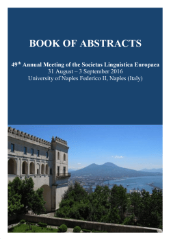 Book of Abstracts