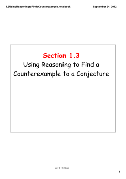 conjecture - Menihek Home Page