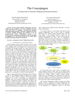 The Conceptagon A Framework for Systems Thinking and Systems