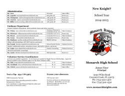 New Knight? - Monarch Knights