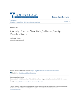 People v. Robar - Digital Commons @ Touro Law Center