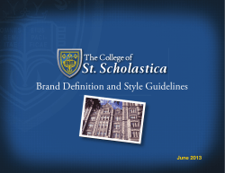 Brand Definition and Style Guidelines