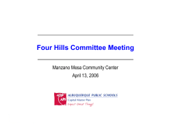 Four Hills Committee Meeting