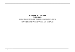 Project x - Statement of Proposal