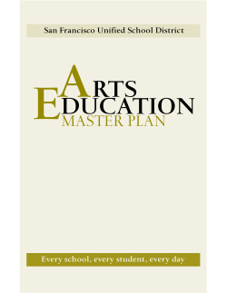 Arts Education Master Plan