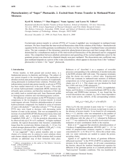 Photochemistry of &ldquo;Super&rdquo; Photoacids. 2. Excited