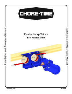 Feeder Strap Winch - Chore-Time