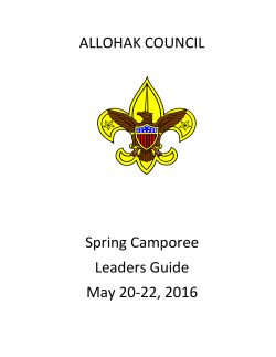 2016 Spring Camporee