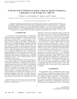 A Dense Grid of Reference Iodine Lines for Optical Frequency