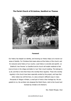The Parish Church of St Andrew, Sandford on Thames
