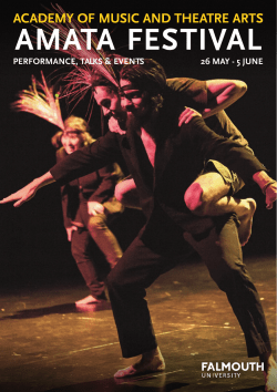 amata festival - Falmouth University
