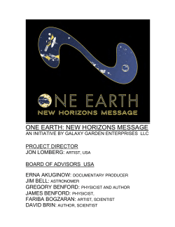 Advisory Board - One Earth Message