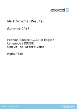 Mark Scheme - Revision World