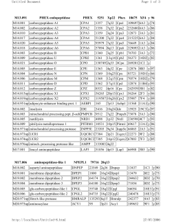 M13.091 PHEX endopeptidase PHEX 5251 Xp22 Phex 18675 XF4 y