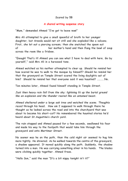 Scared by 5B - Farley Junior School