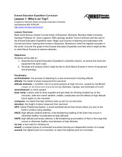 Lesson 1: Who`s on Top? - Montana State University