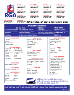 RGA is available 24 hours a day, 365 days a year.