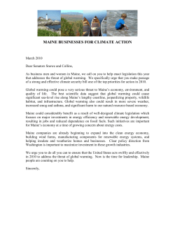 maine businesses for climate action