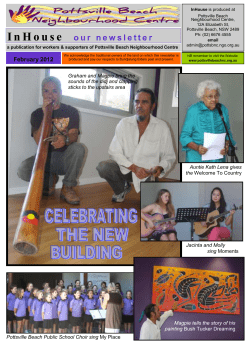 February - Pottsville Beach Neighbourhood Centre