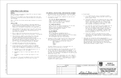 Construction Notes and Table for Corrugated Steel