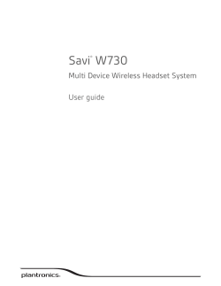 Savi® W730 - Plantronics
