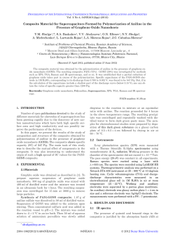 Composite Material for Supercapacitors Formed by