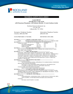 (PBS) with 0.1% (W/V) Sodium Azide