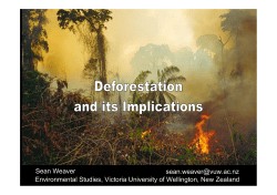 Today`s Population - Victoria University of Wellington