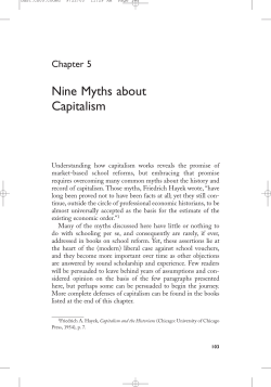 Nine Myths about Capitalism