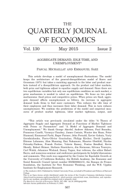Aggregate Demand, Idle Time, and Unemployment