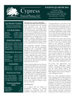 October 2016 - Cypress Financial Planning
