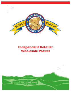 Independent Retailer Wholesale Packet