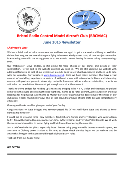Bristol Radio Control Model Aircraft Club (BRCMAC) June 2015