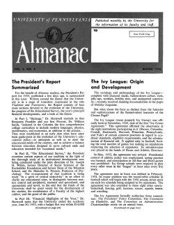 No. 6 March 1956 - University of Pennsylvania